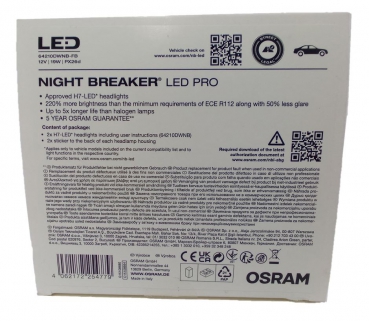 Osram Nightbreaker H7-LED-Scheinwerfer-Birnen
